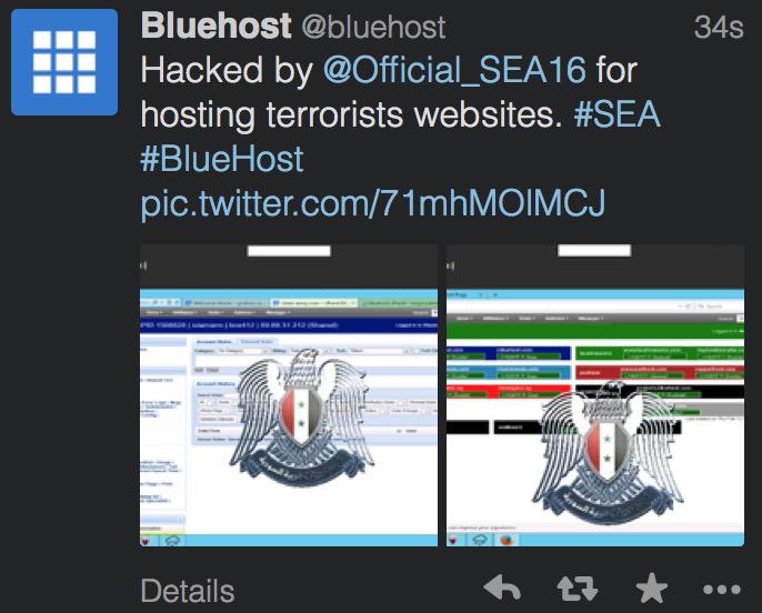 5 Biggest Hosting Companies hacked by Syrian Electronic Army