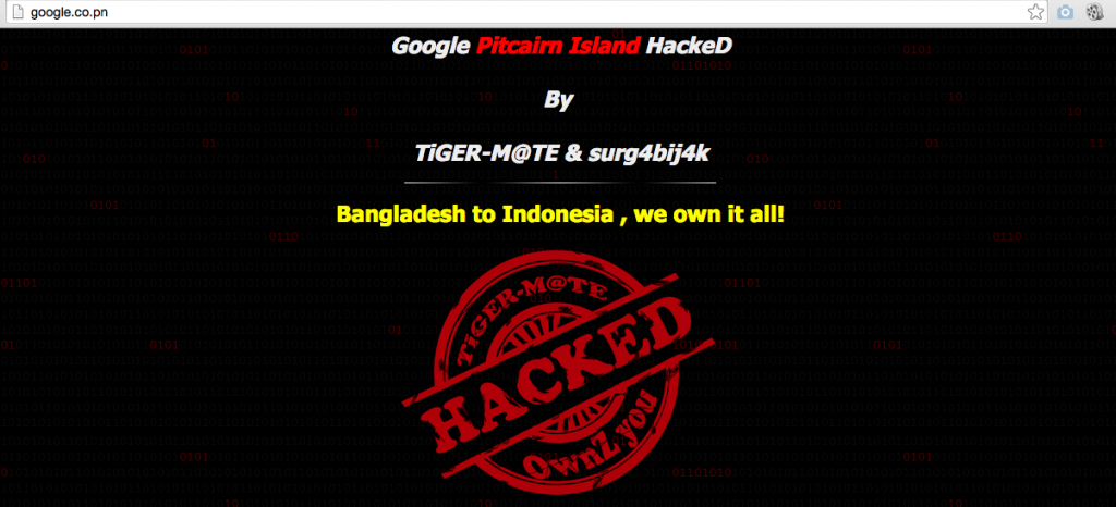 google-pitcairn-island-hacked