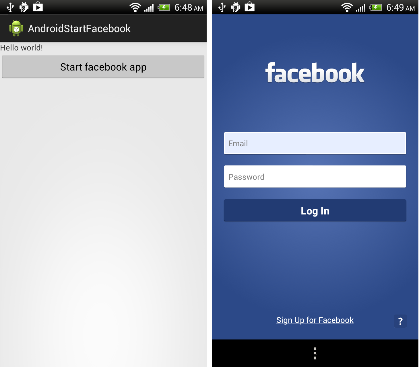 Facebook скачать приложение на андроид