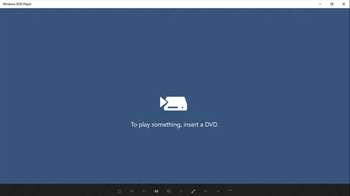 Windows DVD Player is very basic and very expensive – Image credit Microsoft