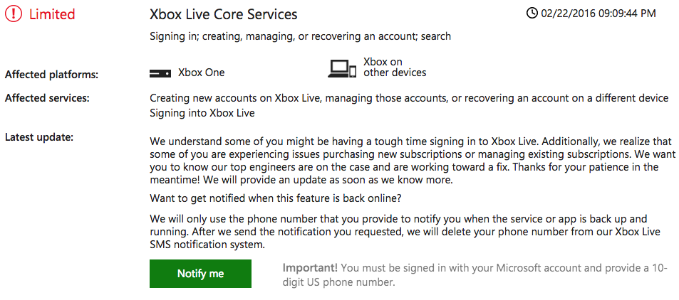 Xbox Live Service is Down Again-3