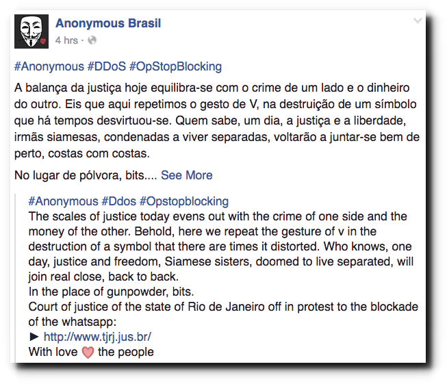 anonymous-ddos-rio-court-website-against-blocking-whatsapp-in-brazil