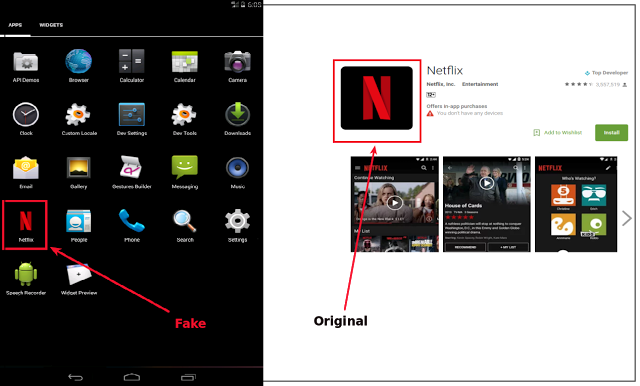 Netflix: Fake app contains a piece of malware called 
