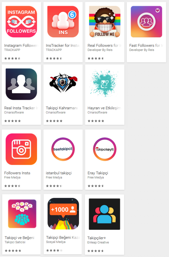 Apps Android no Google Play: Instagram