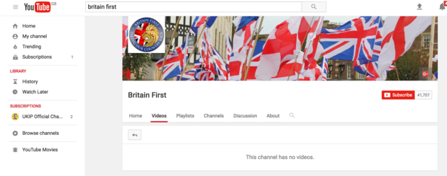 Someone Hacked Far Right Group Britain First Website Twitter And