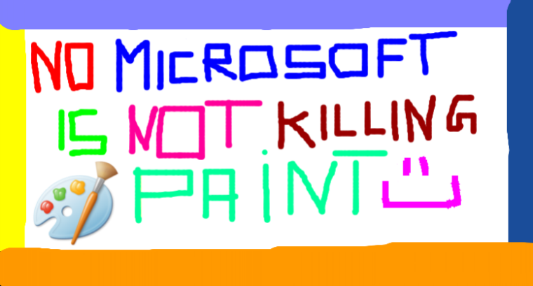 Relax: Microsoft is NOT Killing Paint