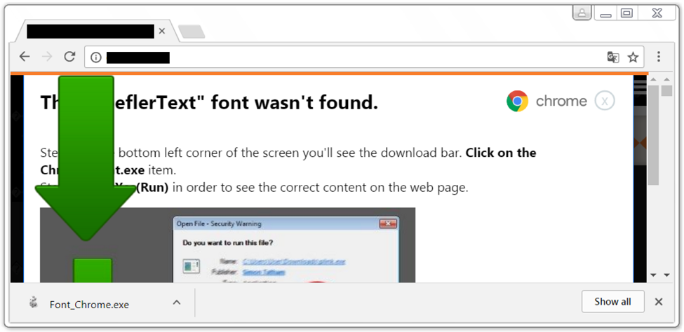 Fake Google Chrome Font Update Delivers RAT Malware
