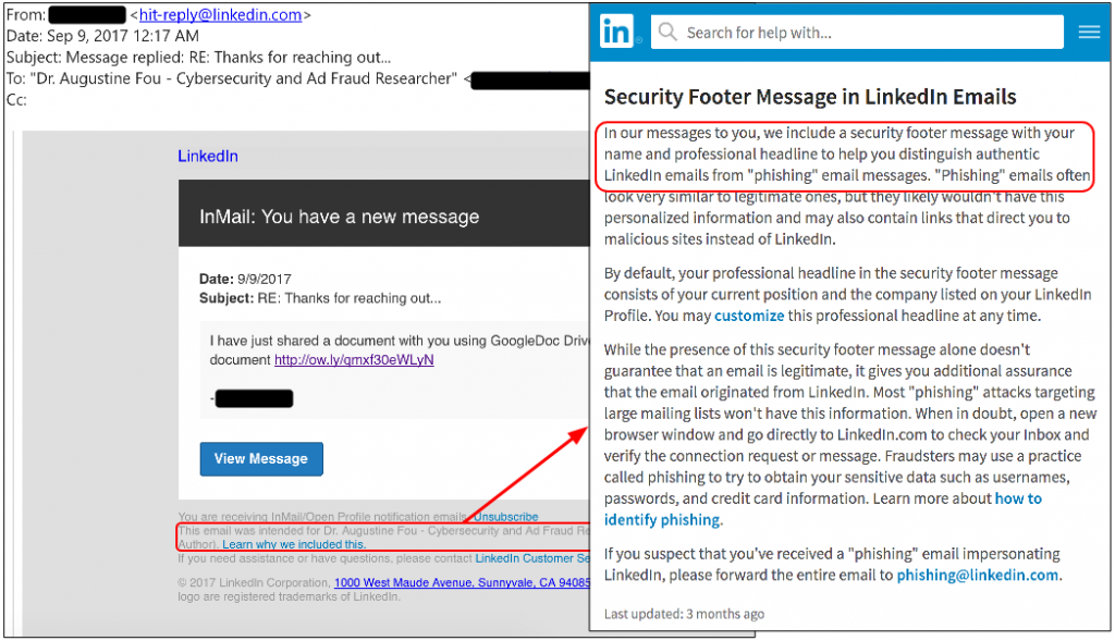 Scammers Using Premium LinkedIn Accounts For Phishing Scams