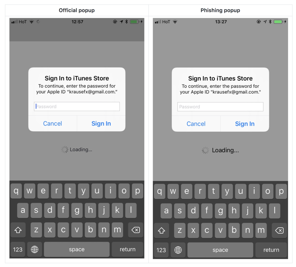 iOS vulnerability makes Apple ID passwords prone to Phishing Attacks