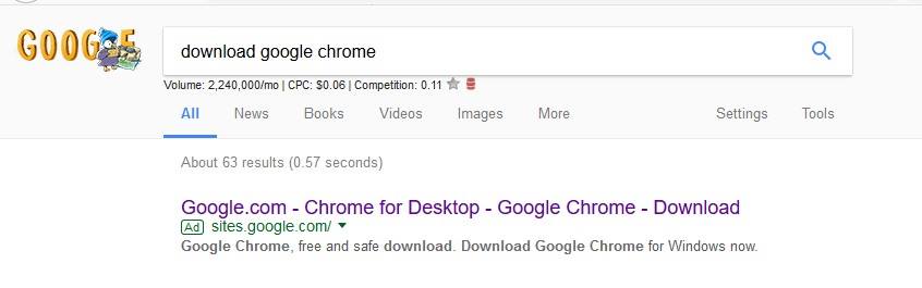 Fake Chrome download Infects devices with cryptocurrency malware