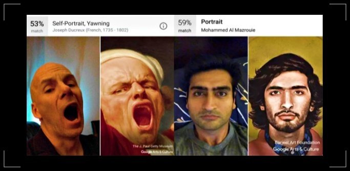 Risultati immagini per Google Denies Using Google Arts & Culture App to Collect Selfie Data