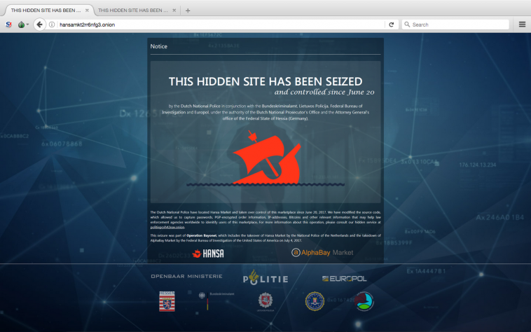 How Dutch Police Busted Hansa Dark Web Marketplace