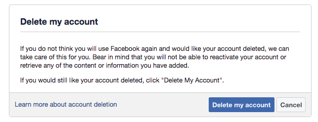 How to Permanently Delete Your Facebook Account - 2018 Guide