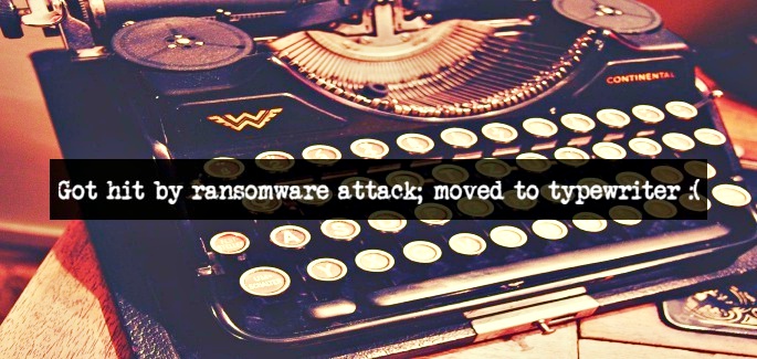 Massive ransomware attack forcing authorities to move to typewriters