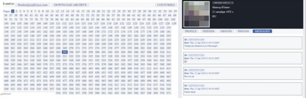 hackers found selling private messages of 81k hacked Facebook accounts