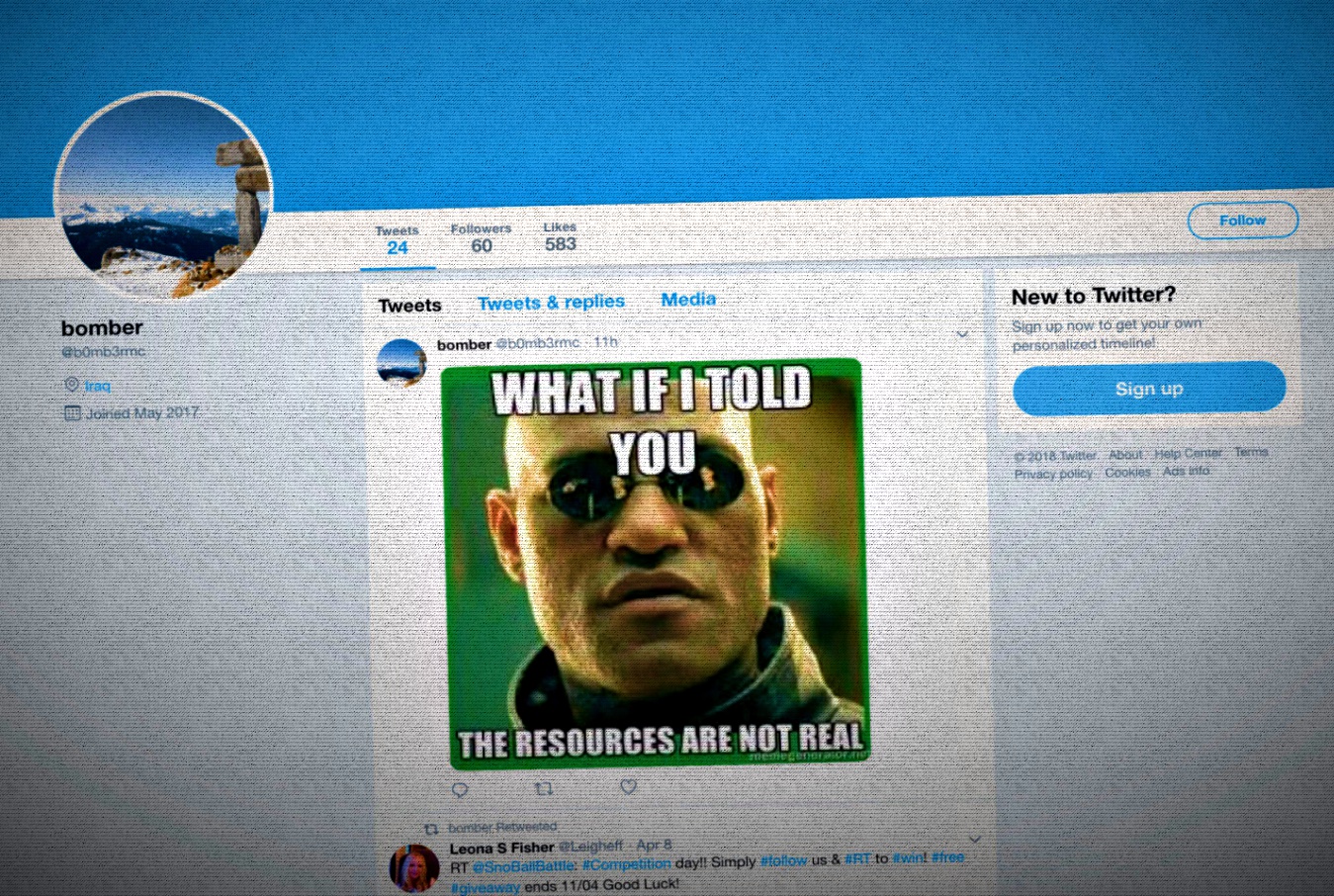 Hacker found using Twitter memes to spread malware