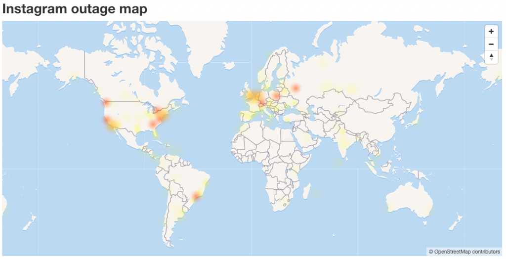 Facebook and Instagram are down around the world