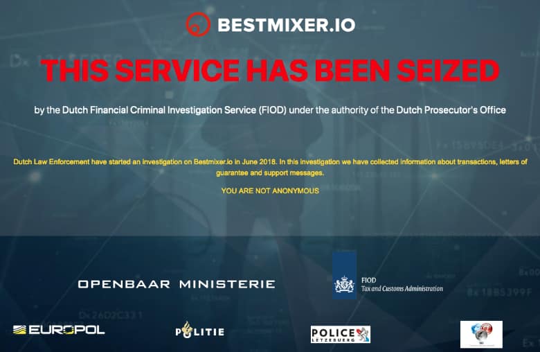 Crypto tumbler BestMixer.io taken down for large-scale money laundering