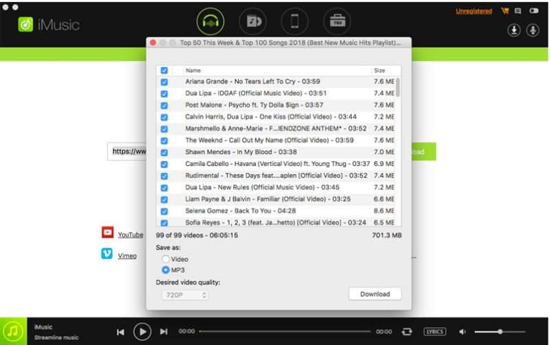 How to have your favorite playlist with you using iMusic