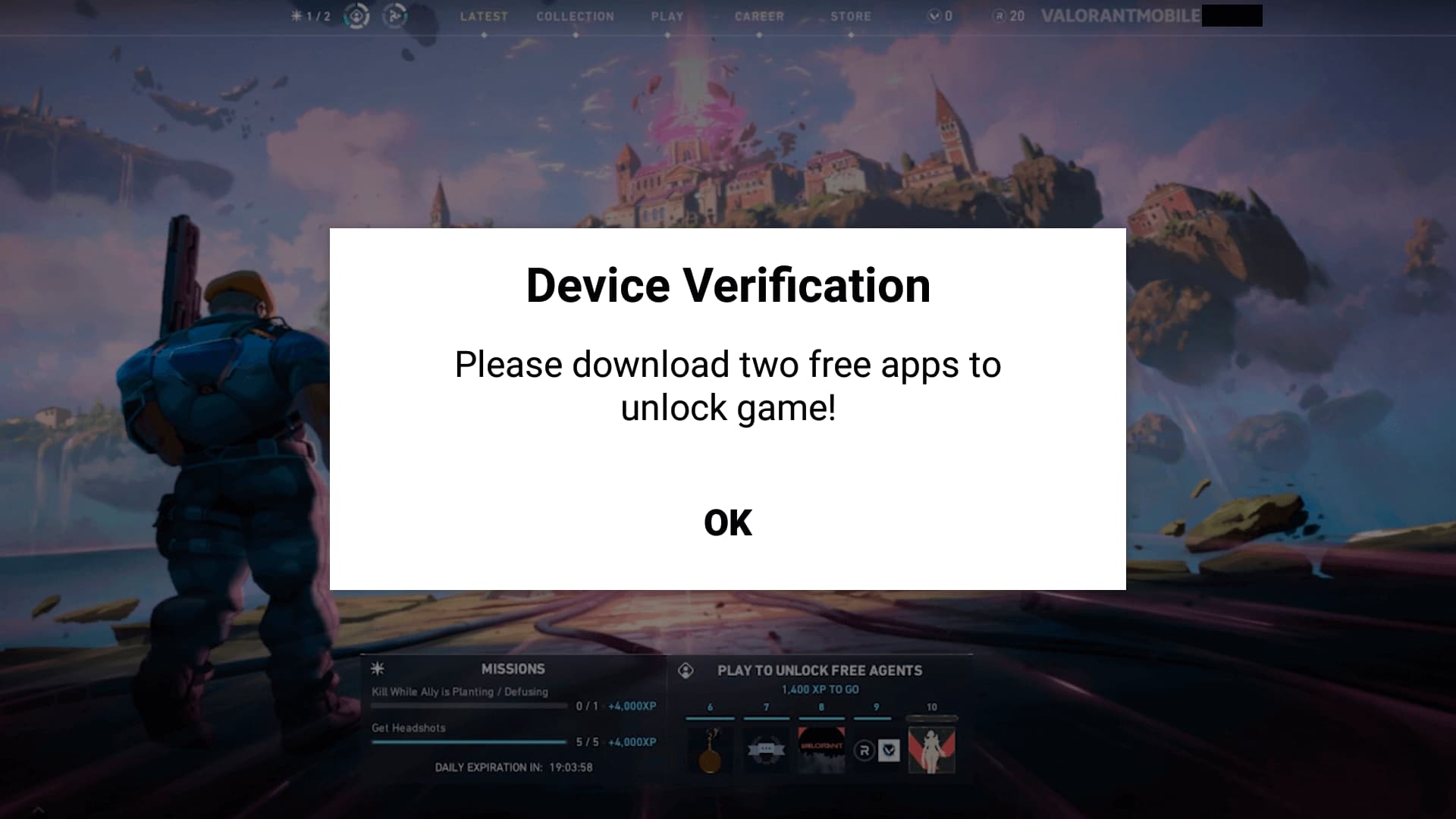 Fake mobile version of Valorant game spreading malware
