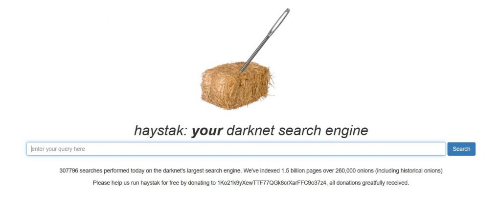 Dark web search engine 2022