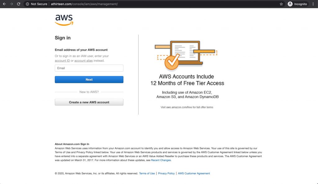 New phishing scam steals AWS credentials via fake AWS notifications