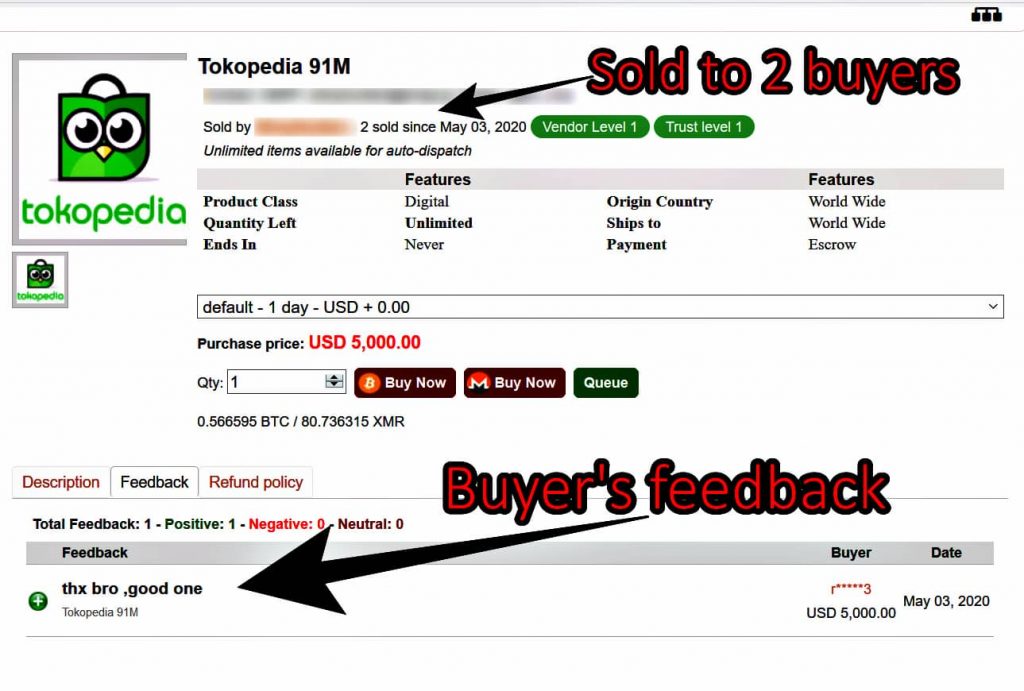 Tokopedia hacked - Login credentials of 91 million users sold online