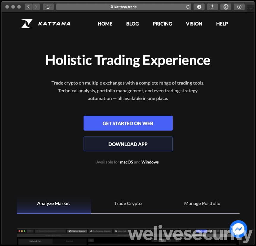 fake crypto trading website