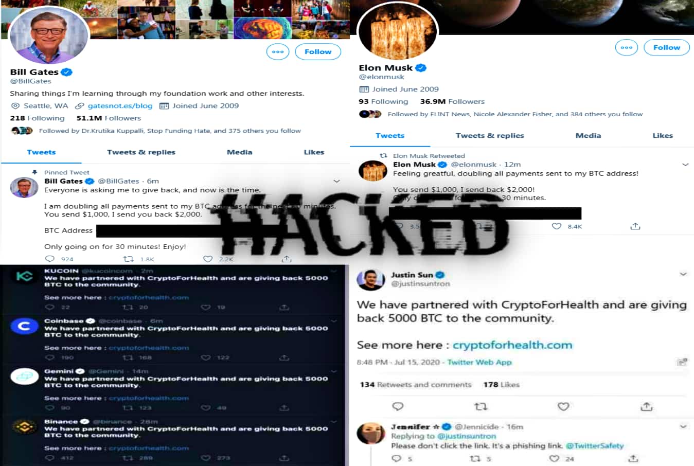Prominent & verified Twitter accounts hacked to run crypto scam