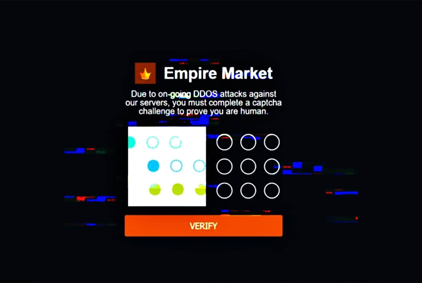 Dark Web's Empire market down for days after massive DDoS attack