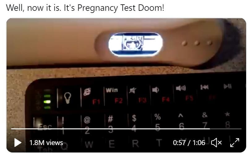 Programmer Hacks Pregnancy Test to Play Doom