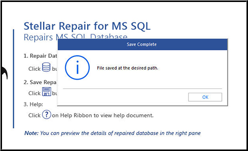 Product Review - Stellar Repair for MS SQL