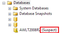 How to repair suspect database in SQL Server