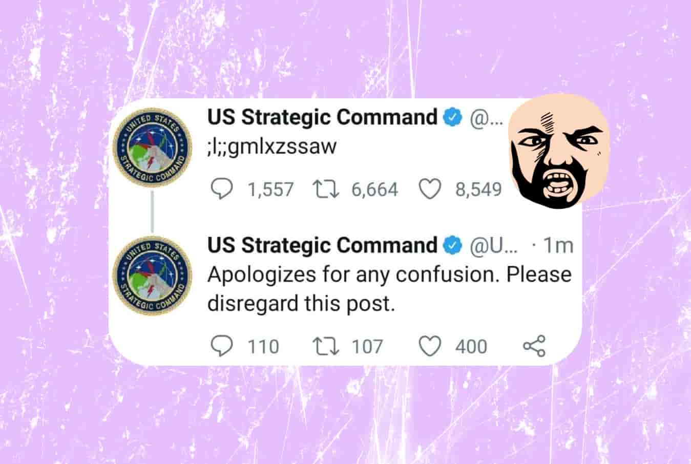 A child sent out gibberish tweet from official US Nuclear-agency account