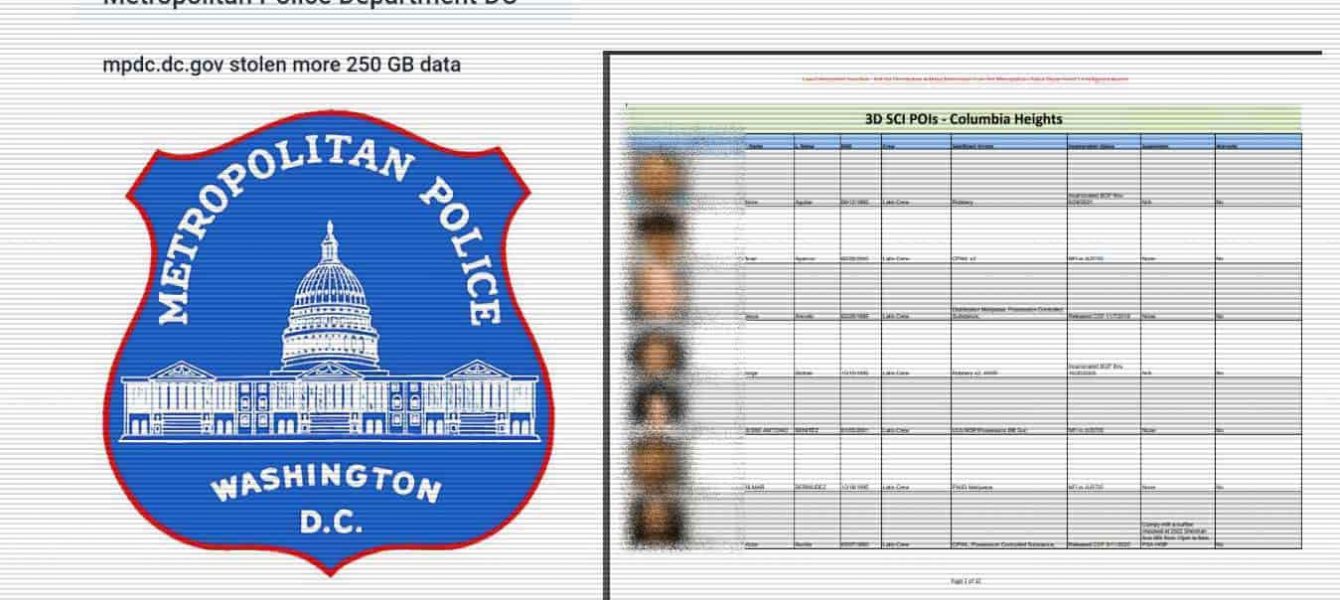 D.C. Police Department suffers ransomware attack
