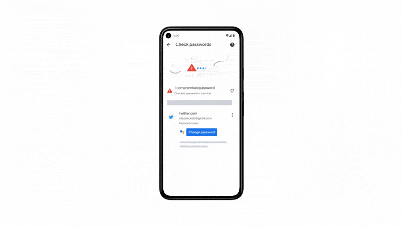 Chrome on Android will now alert, fix your compromised password