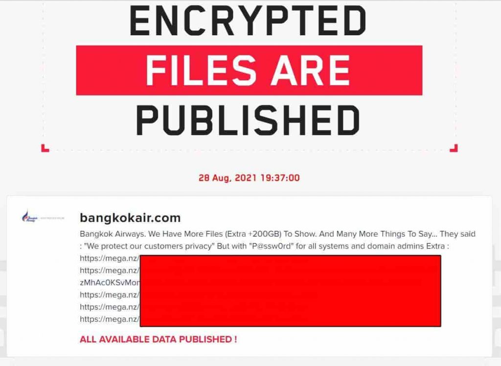 Bangkok Airways hit by Lockbit ransomware; leaks 103GB of data