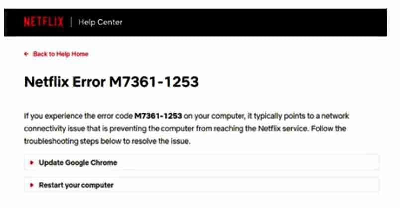 How to Fix Netflix Error Code NW-2-5