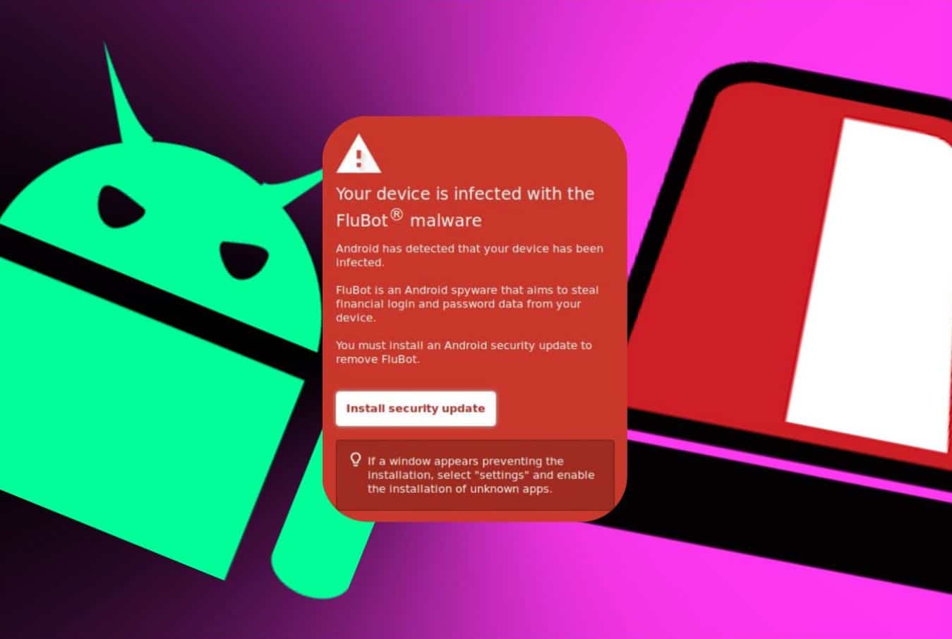 Flubot Password Stealer Trapping Android Users With Fake Security Updates