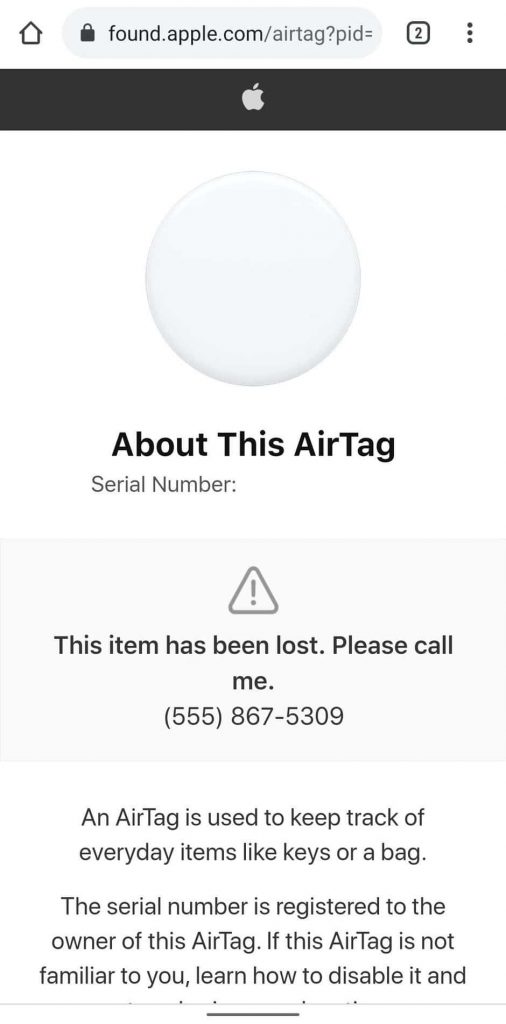 Apple AirTags can be used as trojan for credential hacking