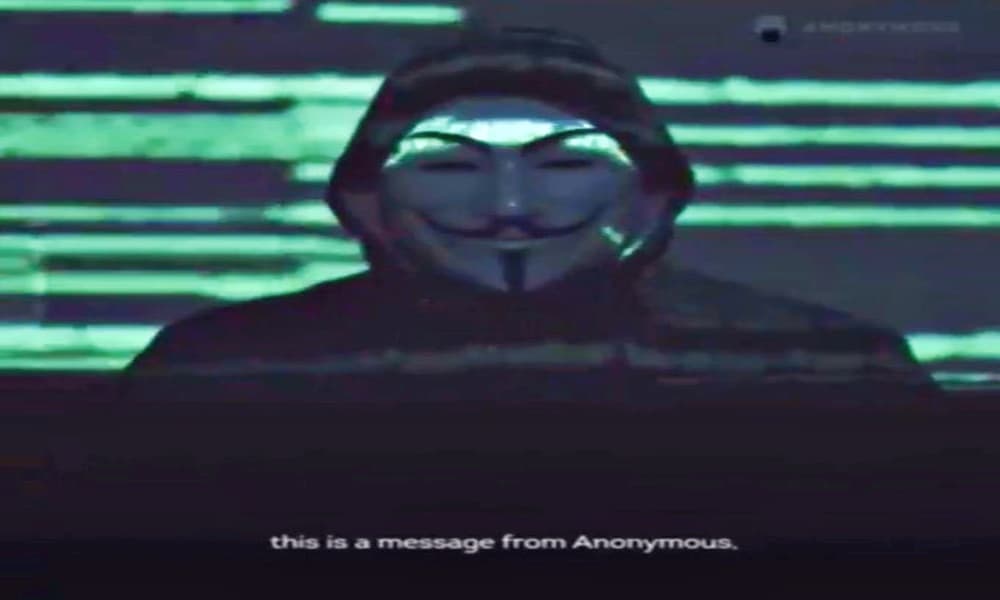 Anonymous hacks Russian TV channels & EV charging station with pro-Ukraine messages