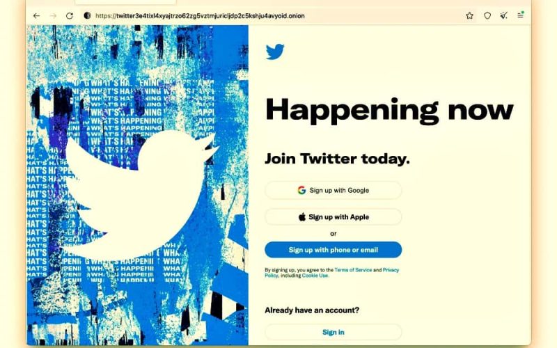 Twitter Goes on Tor with New Dark Web Domain to Evade Censorship