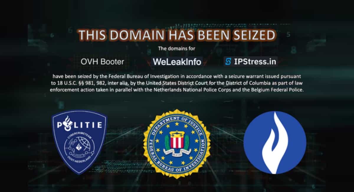 FBI Seizes WeLeakInfo, IPStress and OVH-Booter Cybercrime Portals