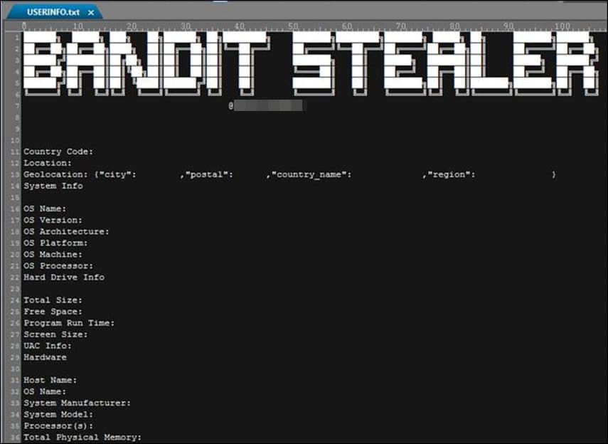 Stealing From Wallets to Browsers: Bandit Stealer Hits Windows Devices