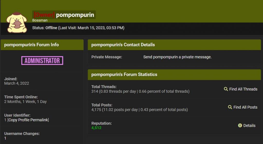 Owner of Breach Forums Pompompurin Arrested in New York
