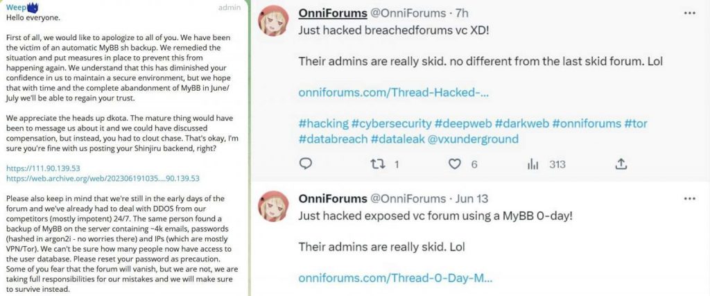 Data Breach at New BreachForums: 4,000 members’ data leaked