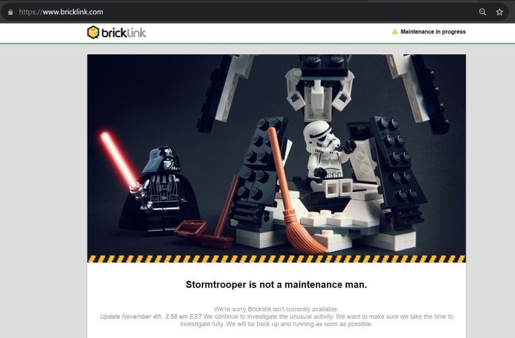 LEGO Marketplace BrickLink Hacked? Website Down After Suspected Cyberattack