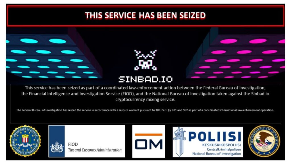 US Seizes Bitcoin Mixer Sinbad.io Used by Lazarus Group