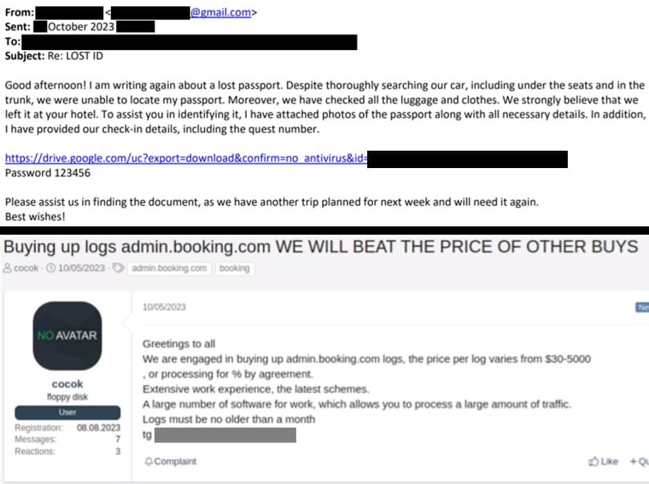 Sophisticated Booking.com Scam Targeting Guests with Vidar Infostealer