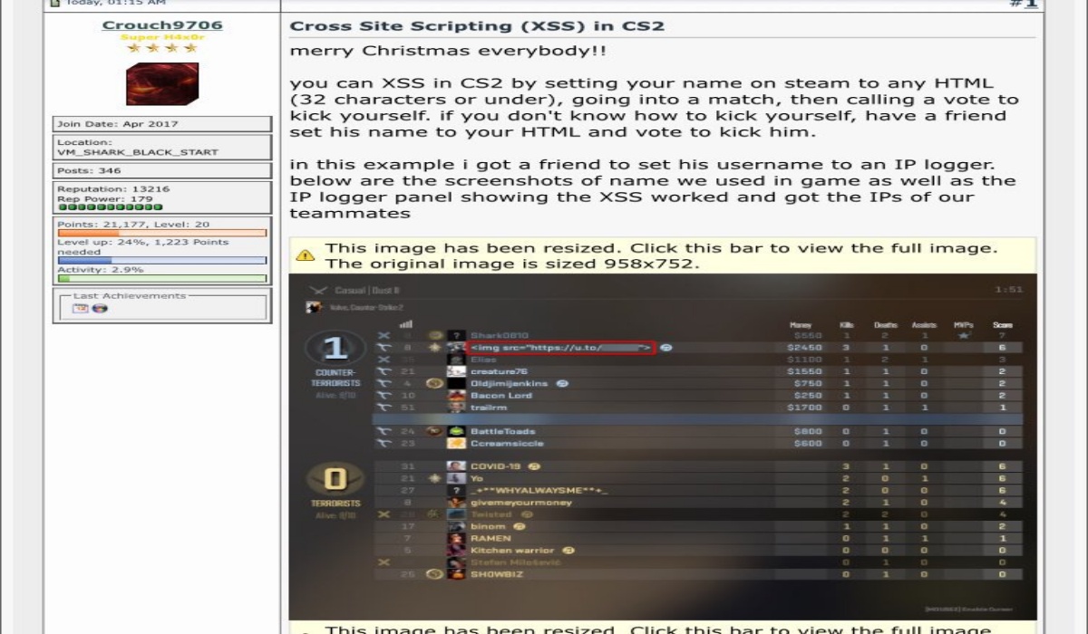 Gamers Warned of Potential CS2 Exploit That Can Reveal IP Addresses
